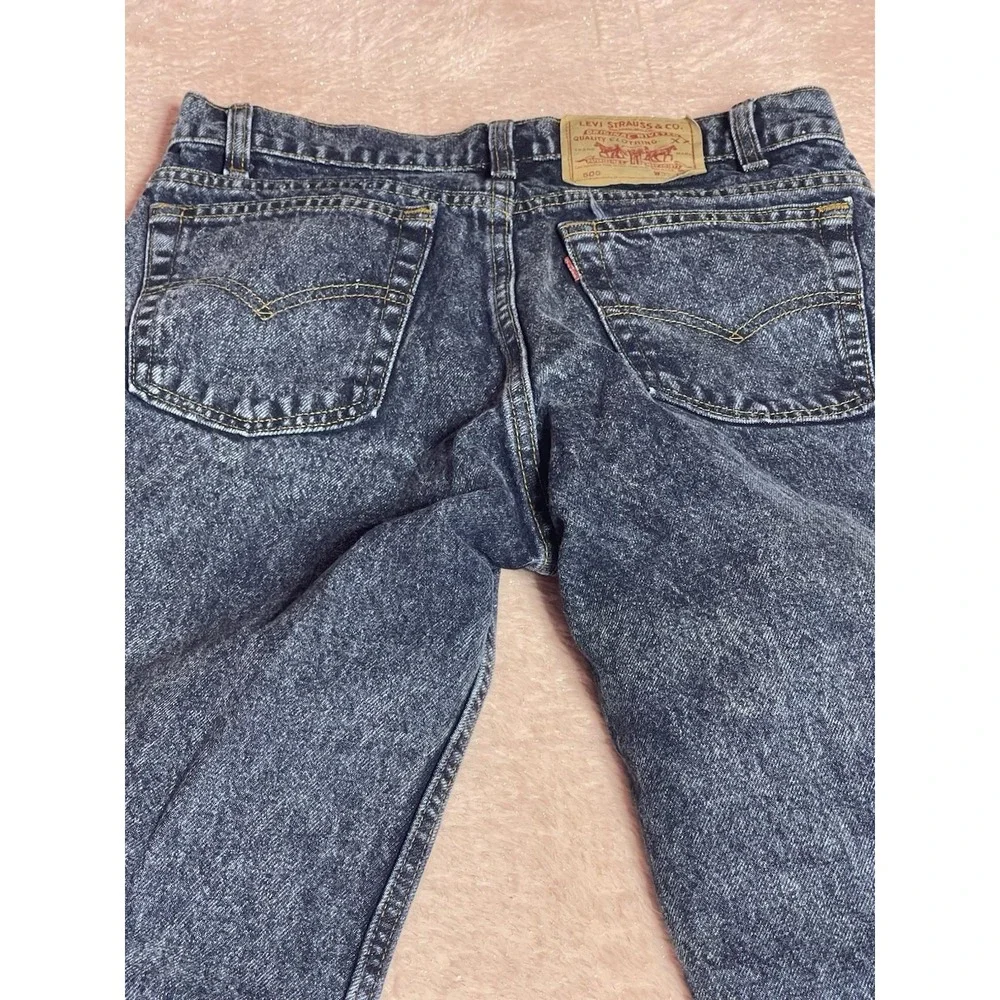 Vintage Levis Jeans Mens Blue Acid Wash‎ 506 Denim Made USA 32x32 bag 11